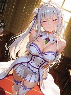 [Malth] Emilia (re zero kara hajimeru isekai seikatsu) (High Quality) [AI Generated]