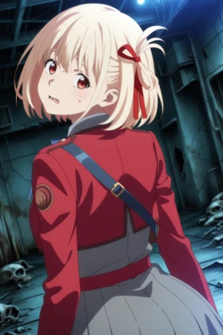 [Zerori@AI Illustrator] Nishikigi Chisato (Lycoris Recoil) [AI Generated]