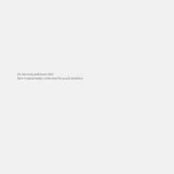 EH Security Selfcheck i582 (Non-H)