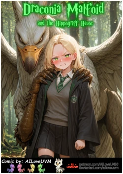 Draconia Malfoid and the Hippogriff Havoc [AI Generated]