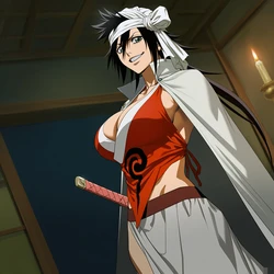 [Cyber-Wifu11] Kūkaku Shiba (BLEACH) [AI Generated]