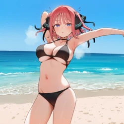 [MIYUのアトリエ] ♡二乃と海水浴？ (Patreon) [AI Generated]