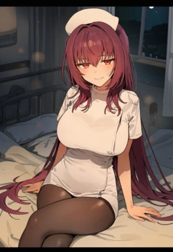 [MIYUのアトリエ] ♡看護師スカサハとの秘密♡ (Patreon) [AI Generated]