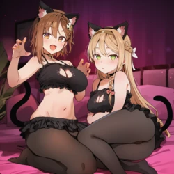 [MIYUのアトリエ] ♡ライザ＆クラウディア♡ (Patreon) [AI Generated]
