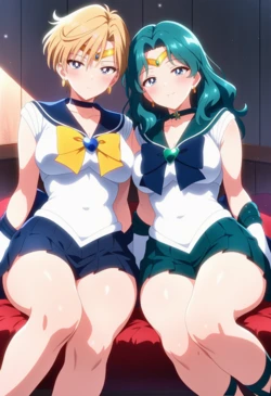 [Corudozera] [110pics] Sailor Uranus x Sailor Neptune (セーラーウラヌスxセーラーネプチューン) / Sailor Moon (美少女戦士セーラームーン) [AI Generated]