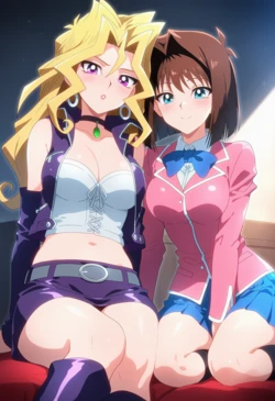[Corudozera] [110pics] Mai Valentine x Téa Gardner (孔雀舞x真崎杏子) / Yu-Gi-Oh! (遊☆戯☆王) [AI Generated]
