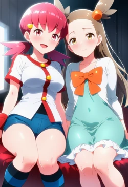 [Corudozera] [110pics] Whitney x Jasmine (アカネxミカン) / Pokémon (ポケットモンスター) [AI Generated]