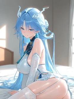 [KuraiG] (231 P/枚) Qingxiao / 清宵 (Wuthering Waves/鸣潮) (Patreon) [AI Generated]