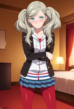Mackensky - (Request) Seggs // Takamaki Ann [43 + 3 Extra images] (Patreon) [AI Generated]