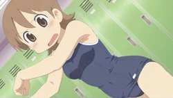 [アトリエくろてふ💞+👣] 特別版25 [Sukumizuスク水] Yuuko Aioi / Yuko Aioi (Nichijou) [79P] [AI Generated]