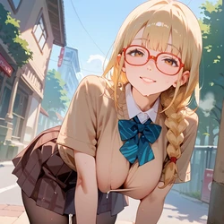帰宅部の彼女は、エッチに興味津々 [AI Generated]