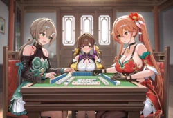 [zuizhixue] 青雀vs符玄 [AI Generated]