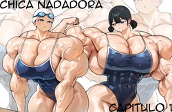 [Musctonk] Swimming Girl Comic Chica nadadora ｜ Chica nadadora ｜ [Spanish] [Draven]