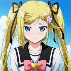 [StarGoblin／StarcreamsGhost] Orifushi Mafuyu (Kanojo x Kanojo x Kanojo ~San Shimai to no Dokidoki Kyoudou Seikatsu~) [AI Generated]