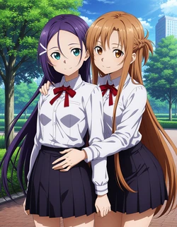 [azusa] ソードアート・オンライン ミト&アスナ (205P) | Sword Art Online – Mito & Asuna 205P (Patreon) [AI Generated]