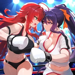 [BonsAI] Rias x Akeno boxing [Request] (23p) (Patreon) [AI Generated]