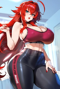 [BonsAI] [Request] Rias Gremory Sportswear Breeding (62p) (Patreon) [AI Generated]