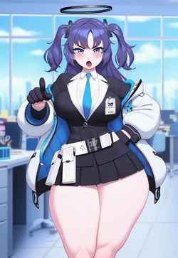 [Creamy_AI] Hayase Yuuka BBC [AI Generated]