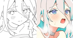 [うすしお丸] 【リクエスト】海で服が脱げて襲われてしまう生存フラグ
