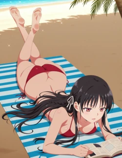 [Megumi23] Suzune Horikita Beachside Escape [AI Generated]