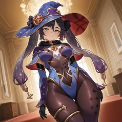 [Hentai IA]Genshin Mona Megistus BBC(Patreon) [AI Generated]