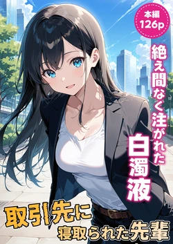 [モコア] 取引先に寝取られた先輩-絶え間なく注がれた白濁液 [AI Generated]