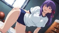 [アトリエくろてふ💞+👣] 特別版56 [Gym体操服] Sakura Matou (Fate/Stay Night / Fate Stay Night) [75P] [AI Generated]