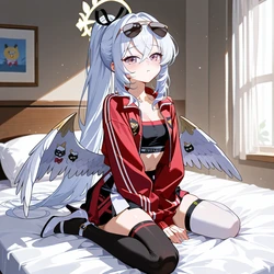 牧羊犬 - ブルーアーカイブ 白洲アズサ レーシング [AI Generated]