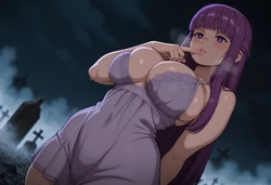 [Ecchi Vault] Fern - Zombie halloween special nsfw set (Patreon) [AI Generated]