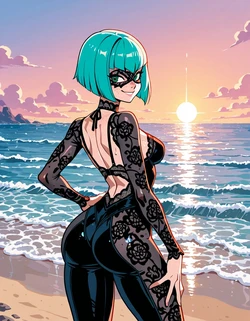[Gaku} Gaku on The Beach [AI Generated]