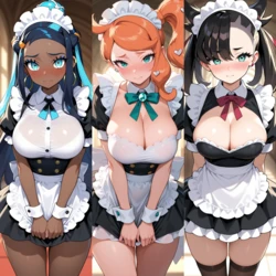埖📛 - ソニア(Sonia)/ルリナ(Nessa)/マリィ(Marnie) [AI Generated]