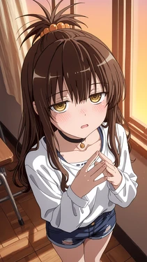 [BBStaff] 体の火照りを抑えきれない結〇美柑 (Mikan Yuuki) [AI Generated]