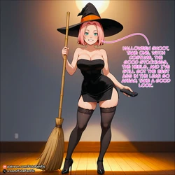 [Part 01] Sakura - Every Witch Needs a Broom (Naruto) [AI Generated]