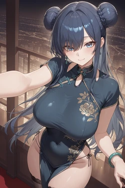 [AI Generated] チャイナドレスお姉さん