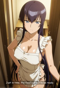 [Kurabo Bosu] Busujima Saeko request [AI Generated]