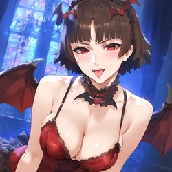 [LewdQueen] 新島真//Niijima Makoto_HalloweenSpecial (Patreon) [AI Generated]