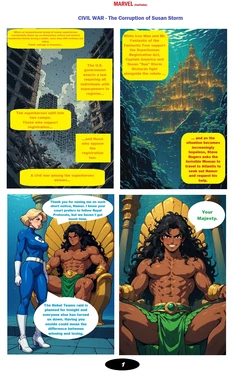 [PirateStaRR5] Civil War - The Corruption of Susan Storm (Fantastic Four) [AI Generated]