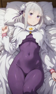 [PoppyFlowerAI] [special] Emilia (エミリア) - Re:Zero kara Hajimeru Isekai Seikatsu (Patreon) [AI Generated]