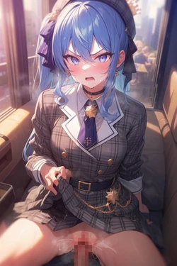 [AI Generated] 嫌々車の中やホテルでバチクソ犯され堕ちちゃうsuiちゃん