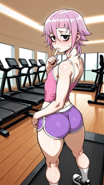 [WienerGens] Crona needs some help at the gym (Soul Eater) [AI Generated]