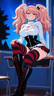[WienerGens] Junko Enoshima learns about anal sex! (Danganronpa) [AI Generated]