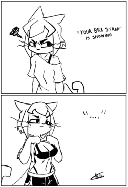 [ALHnsfw (ALHnsfwarts)] Kit's Bra Strap