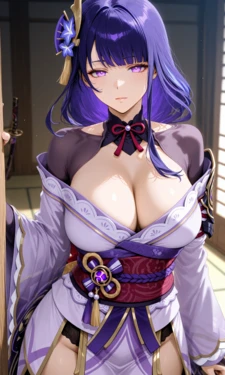 [Daewi] [Genshin Impact] Raiden Shogun (151p) (Patreon) [AI Generated]