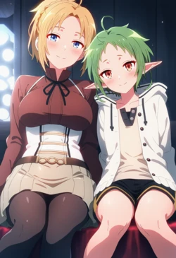 [Corudozera] [110pics] Zenith Greyrat x Sylphiette (ゼニス・グレイラットxシルフィエット) / Mushoku Tensei: Jobless Reincarnation (無職転生 ～異世界行ったら本気だす～) [AI Generated]