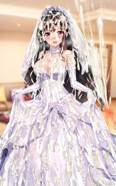 无洗净的婚纱
